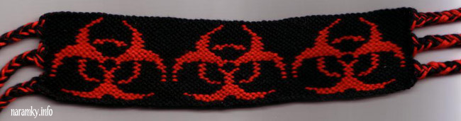 Nramek Biohazard, design: Helena Tesaov. Realizace a foto: Pja